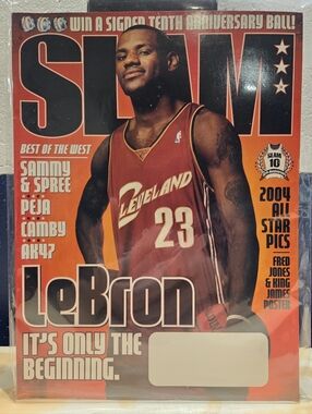 SLAM Magazine - LeBron James Cover (April 2004) Cover - Issue #79